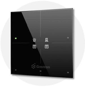 grenton smart panel czarny